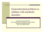 GI Metabolic Disorders