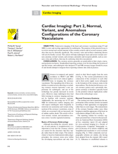 Cardiac Imaging: Part 2, Normal, Variant, and Anomalous