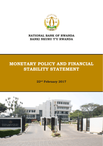 monetary policy and financial stability statement
