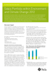 Sida`s Portfolio within Environment and Climate Change 2012