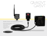 Wireless Vibration and Temperature Sensor