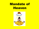 Mandate of Heaven