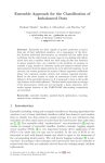 Ensemble Approach for the Classification of Imbalanced Data