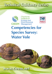 Competencies for Species Survey: Water Vole