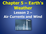 Chapter 5 – Earth`s Weather
