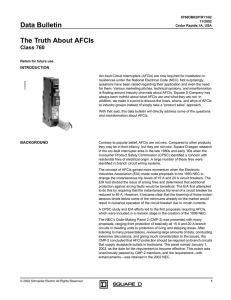 The Truth About AFCIs