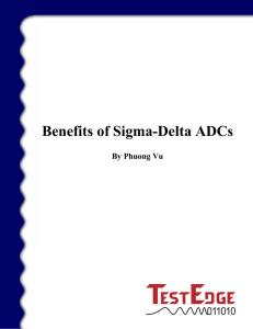 Benefits of Sigma-Delta ADCs