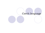 Czech language new version