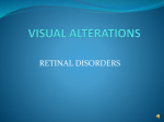 VISUAL ALTERATIONS