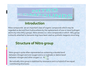 NITRO COMPOUNDS