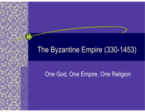 The Byzantine Empire (330-1453)