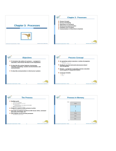 Chapter 3: Processes