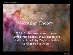 Nebular Theory