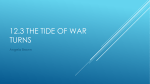 12.3 The tide of war turns