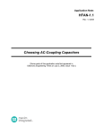 HFAN-1.1 Choosing AC-Coupling Capacitors