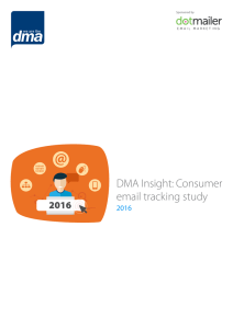DMA Insight: Consumer email tracking study 2016
