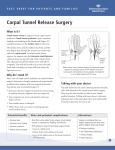 Carpal Tunnel Release Surgery