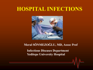 Nosocomial Infections - University of Yeditepe Faculty of Medicine