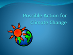 Possible Action for Climate Change