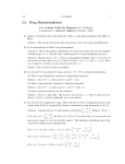 5.2 Ring Homomorphisms