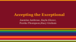 Accepting the Exceptional