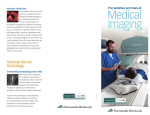 The Varieties and Uses of Medical Imaging - Dartmouth