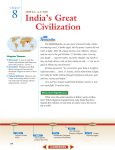 Chapter 8: India`s Great Civilization