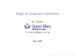 Design of Comparative Experiments