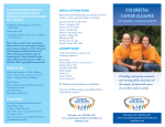 Brochure - Colorectal Cancer Alliance of Central Massachusetts