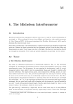 Michelson interferometer