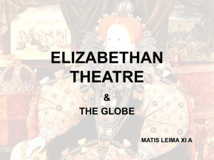 elizabethan theatre