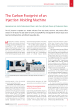 The Carbon Footprint of an Injection Molding Machine