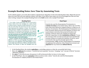 Example Reading Notes: Save Time by