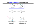The Stereochemistry of E2 Reactions