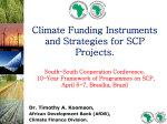 How is Climate Finance Positioned at the AfDB