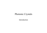 Photonic Crystals