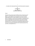 1 An Analysis of the Underground Economy and its Macroeconomic