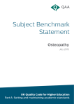 Subject Benchmark Statement