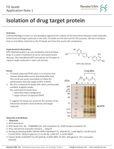 Isolation of drug target protein
