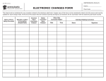 ELECTRONIC CHANGES FORM