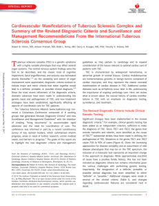 Cardiovascular Manifestations of Tuberous Sclerosis Complex and