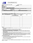 Medication Form - Wythe County Community Hospital