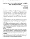 energy price shocks in dynamic stochastic general equilibrium