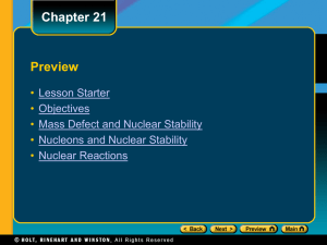 Nuclear Chemistry