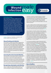 Wound infection - Wounds International