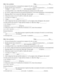 Ohm`s Law worksheet