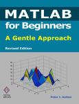 MATLAB for Beginners: A Gentle Approach