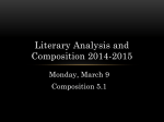 Literary Analysis and Composition 2014-2015