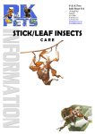 Info Sheet 11 - Stick Leaf Insects