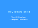 Wet, cold and injured